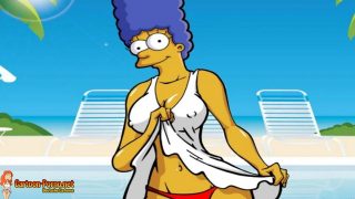 Simpsons Sexy Porn – Marge beim Schwanzlutschen am Pool Simpsons Sexy Porn Deutsch