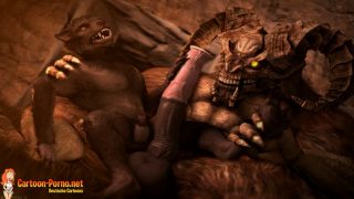 demon gay porno | Gay bekommt Schwanz von einem Dämon gesaugt 3D