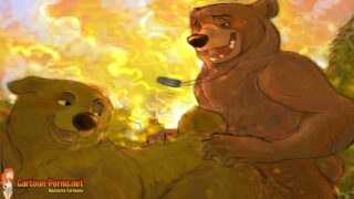 Brother Bear sex film | Hart gefickt von hinten lautes Stöhnen sexy 3D